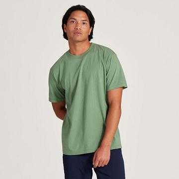 Allbirds Allgood Baumwoll T-shirts Herren Grün | CH4759DN