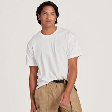 Allbirds Allgood Baumwoll T-shirts Herren Weiß | CH4762PQ