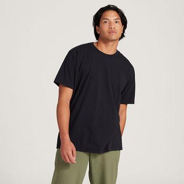 Allbirds Allgood Baumwoll T-shirts Herren Schwarz | CH4763OR