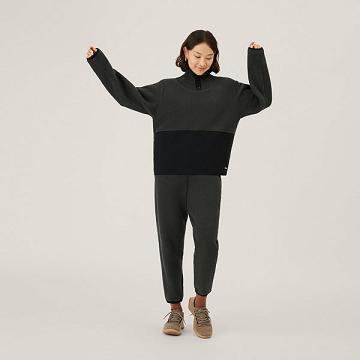Allbirds Fluff Fleece Hose Damen Schwarz | CH4291DN