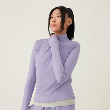 Allbirds Performance Quarter Zip Hoodie Damen Lila | CH4281CE