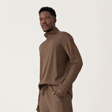 Allbirds Performance Quarter Zip Hoodie Herren Braun | CH4729HK