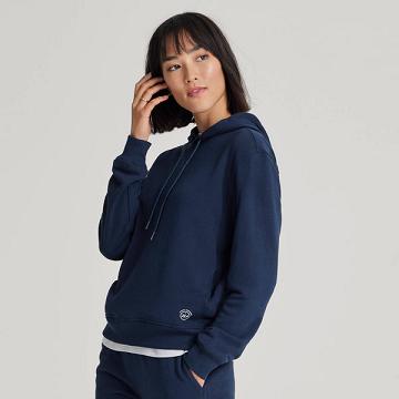 Allbirds R&R Hoodie Damen Navy | CH4272TV