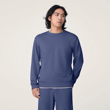 Allbirds R&R Sweat Hemd Herren Navy Blau | CH4745MA