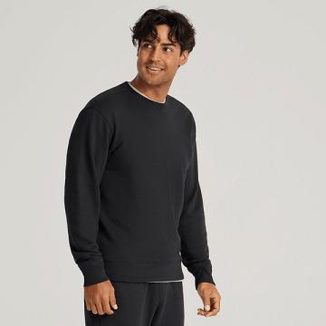 Allbirds R&R Sweat Hemd Herren Schwarz Beige | CH4748VD