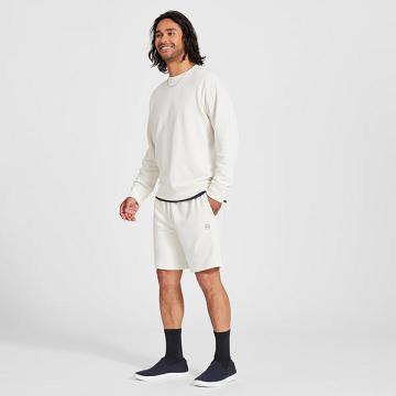 Allbirds R&R Sweat Kurze Hose Herren Beige Weiß | CH4755HK