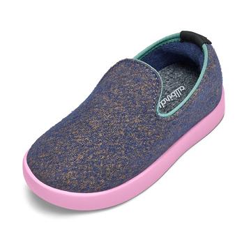 Allbirds Smallbirds Wolle Loungers Slip On Schuhe Kinder Blau | CH4181KI