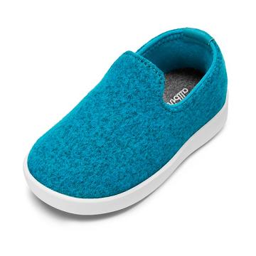 Allbirds Smallbirds Wolle Loungers Slip On Schuhe Kinder Türkis | CH4184HK