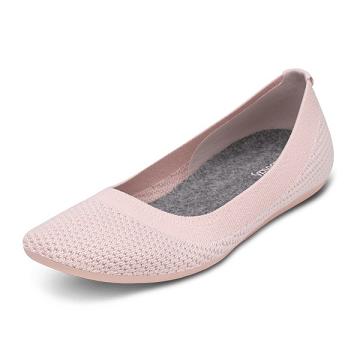 Allbirds Tree Breezers Flache Schuhe Damen Rosa | CH4386XF