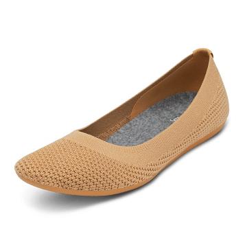 Allbirds Tree Breezers Flache Schuhe Damen Braun | CH4387ZG