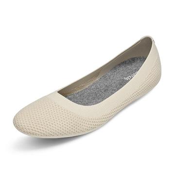 Allbirds Tree Breezers Lux Flache Schuhe Damen Beige | CH4382NB