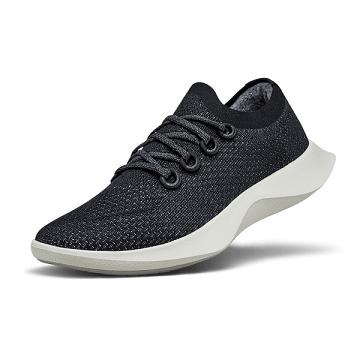 Allbirds Tree Dasher 1 Laufschuhe Herren Schwarz Weiß | CH4884DN