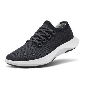 Allbirds Tree Dasher 2 Laufschuhe Damen Schwarz Weiß | CH4429RW