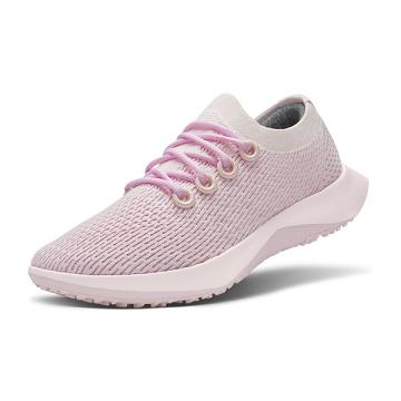 Allbirds Tree Dasher 2 Laufschuhe Damen Rosa Weiß | CH4431WY