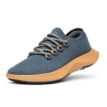 Allbirds Tree Dasher 2 Laufschuhe Damen Blau Gelb | CH4435BC