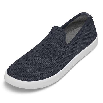 Allbirds Tree Loungers Slip On Schuhe Herren Navy Weiß | CH4942TV