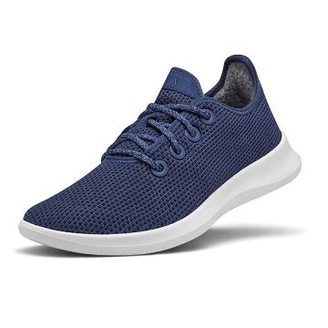 Allbirds Tree Runner Sneakers Damen Blau Weiß | CH4550FM