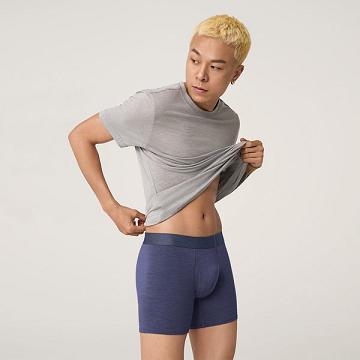 Allbirds Trino® Boxer Brief Unterwäsche Herren Navy | CH4780PQ