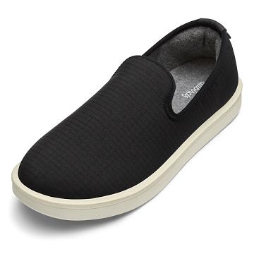 Allbirds Wolle Lounger Woven Slip On Schuhe Herren Beige Schwarz | CH4968RW