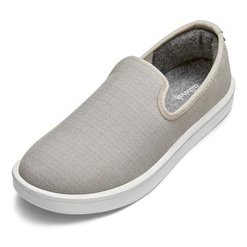 Allbirds Wolle Lounger Woven Slip On Schuhe Herren Grau | CH4969EX
