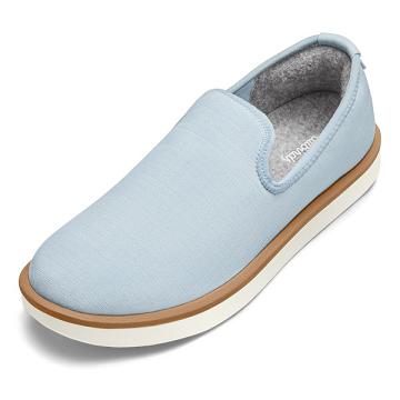 Allbirds Wolle Lounger Woven Slip On Schuhe Herren Blau | CH4970WY