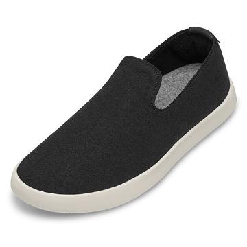Allbirds Wolle Loungers Slip On Schuhe Herren Beige Schwarz | CH4957GL