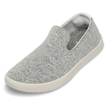 Allbirds Wolle Loungers Slip On Schuhe Herren Grau Weiß | CH4958FM