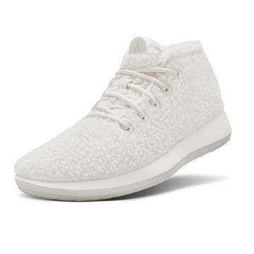 Allbirds Wolle Runner-up Fluffs High Damen Beige Weiß | CH4405EX