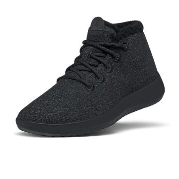 Allbirds Wolle Runner-up Mizzle Fluffs High Damen Schwarz | CH4412FM