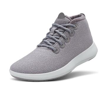 Allbirds Wolle Runner-up Mizzles High Damen Grau Weiß | CH4394FM