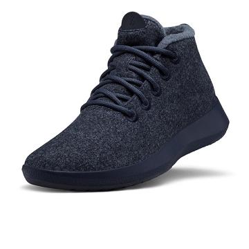 Allbirds Wolle Runner-up Mizzles Sneakers Damen Navy | CH4629SO