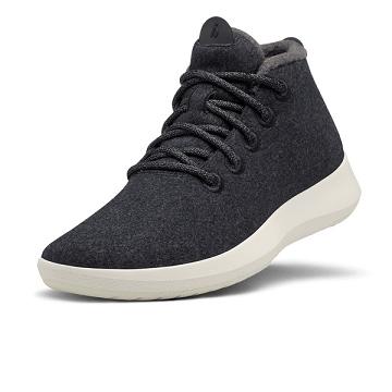 Allbirds Wolle Runner-up Mizzles Wasserdichte Schuhe Damen Grau Weiß | CH4357NB